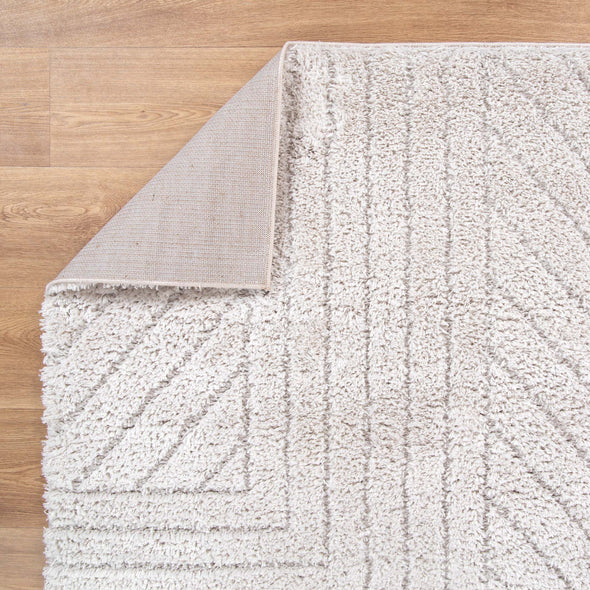 Tender Modern Shag in Beige Rug