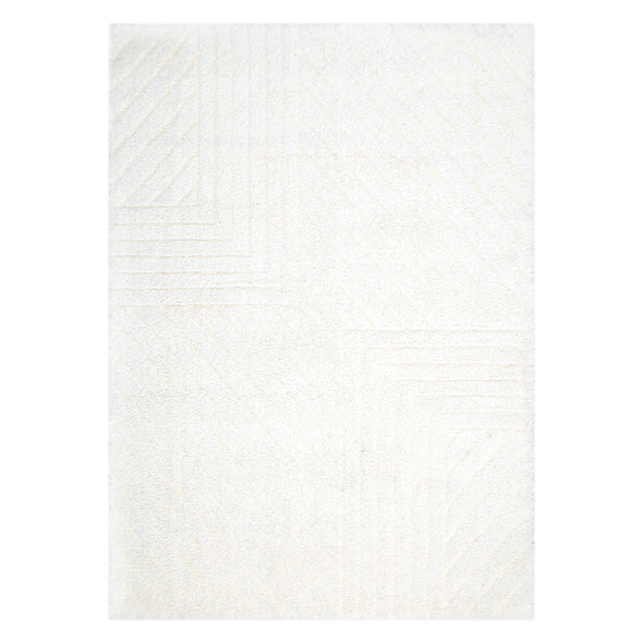 Tender Modern Shag in Cream Rug