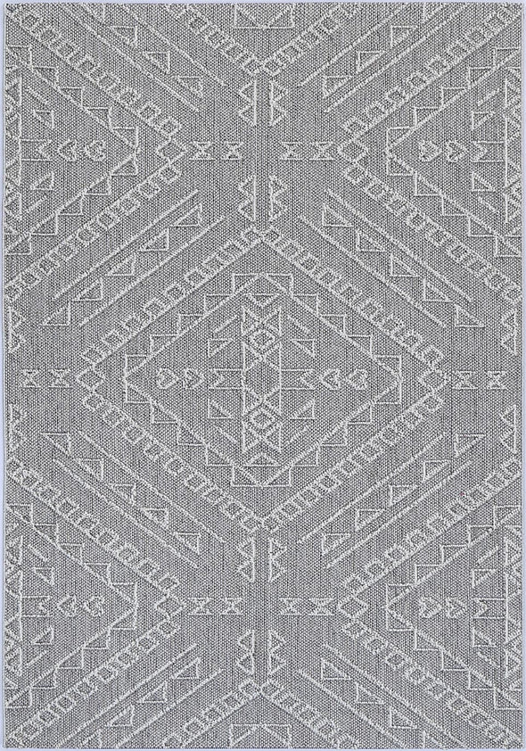 Vanuatu Kaua Ash Tribal Flatweave Rug