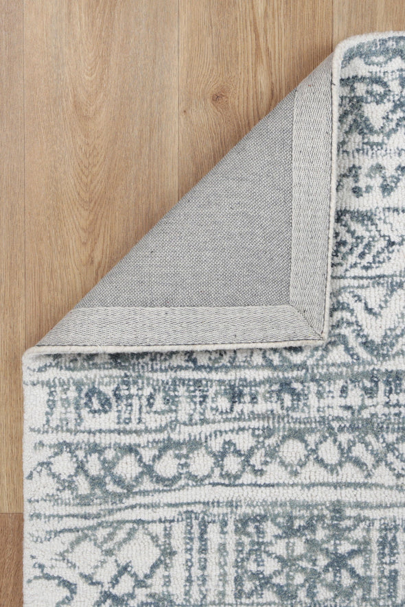 Posy Inca 01A in Blue Wool Rug