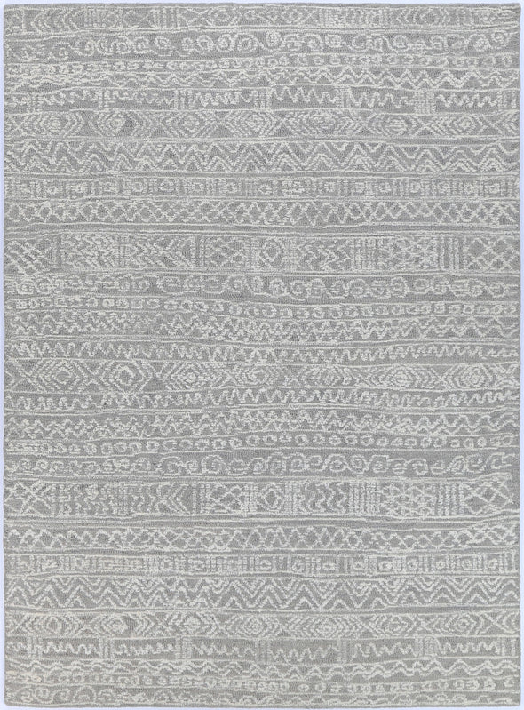 Sophia Aztec Ash Wool Rug