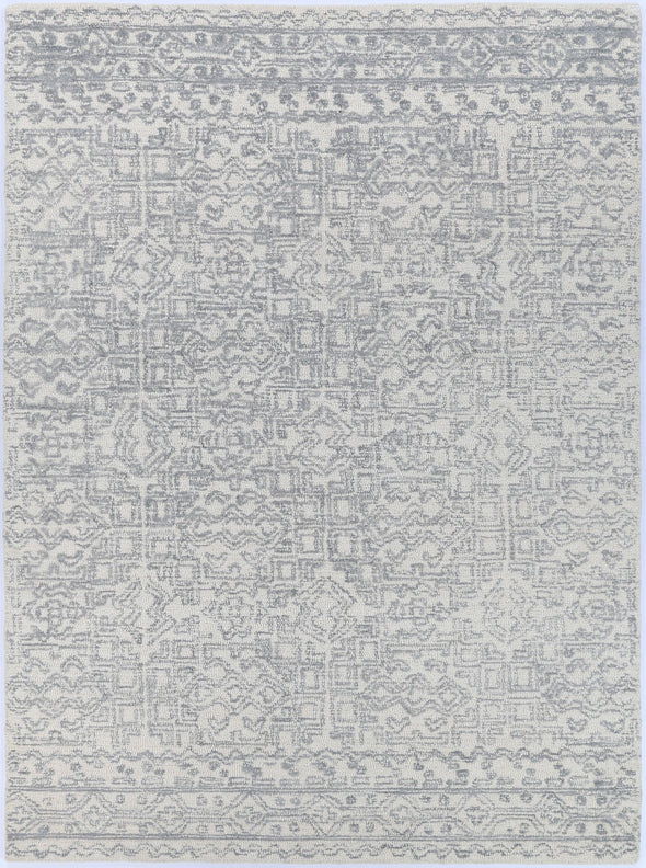 Posy Puru 02A in Grey Rug