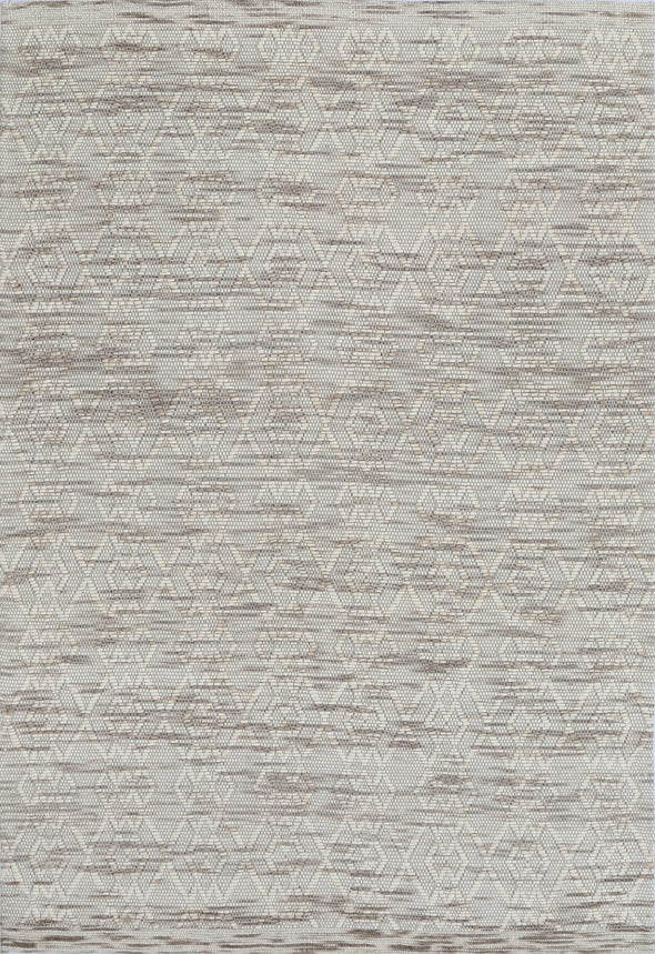 Pani Diamond Beige Wool Rug