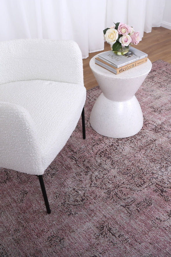 Home Culture Germain Rose Wipe Clean Machine Washable Traditional Vintage Kid&Pet Friendly 270 x 365cm Rug