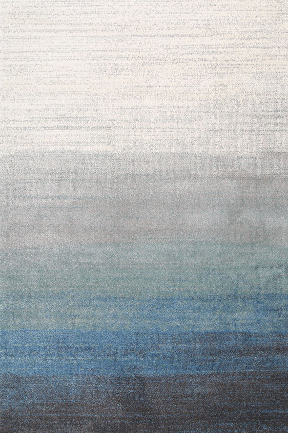 Morisot Ombre Contemporary Aqua Rug