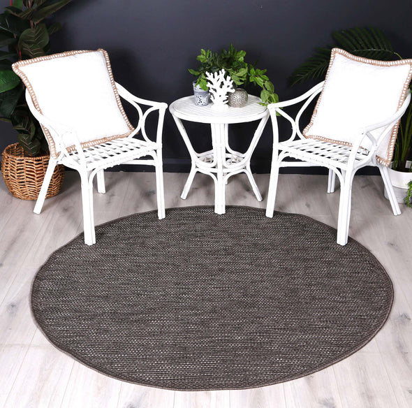 Sydney Chatswood Contemporary Charcoal Indoor / Outdoor Rug