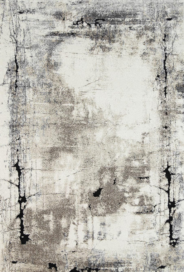 Vision Crete Abstract Beige & Grey Rug
