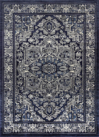 Old World Harappan Tranistional Navy Rug