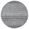 Alayah Tessellations silver cirlce Rug