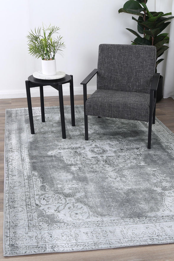 Euphrates Isin Transitional Grey Rug