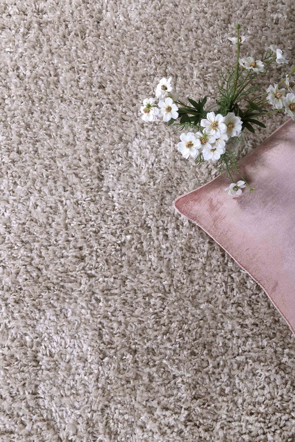 Alpine Beige Shaggy Rug