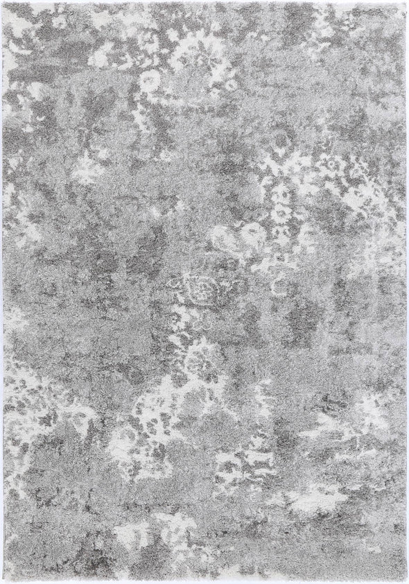 Yuzil Lucretius Abstract Grey Rug