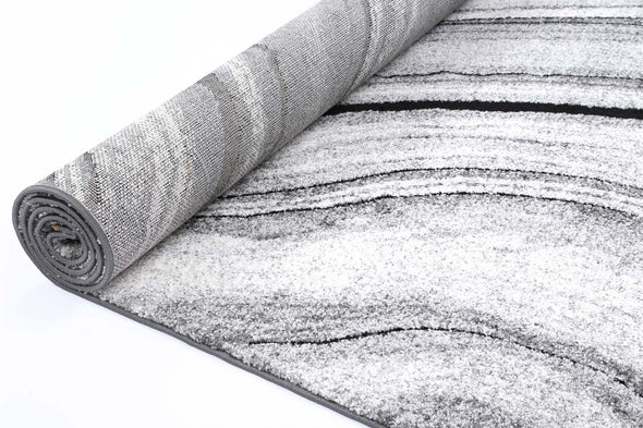 Vision Agate Contemporary Grey Rug