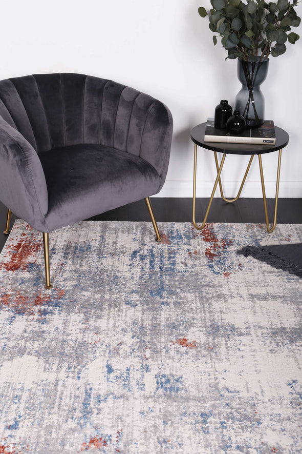 Amelia Grey Multi Modern Rug