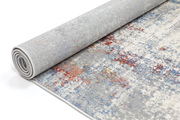 Amelia Grey Multi Modern Rug