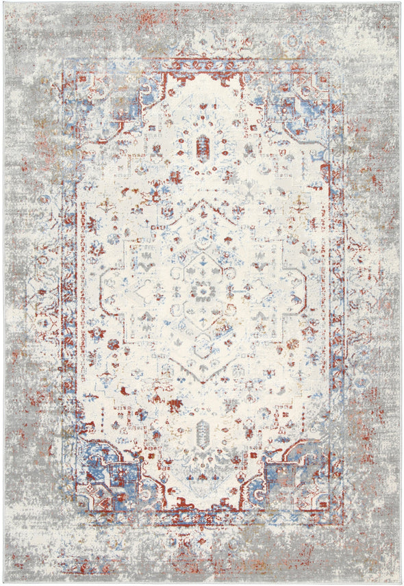 Amelia Grey Multi Contemporary Rug