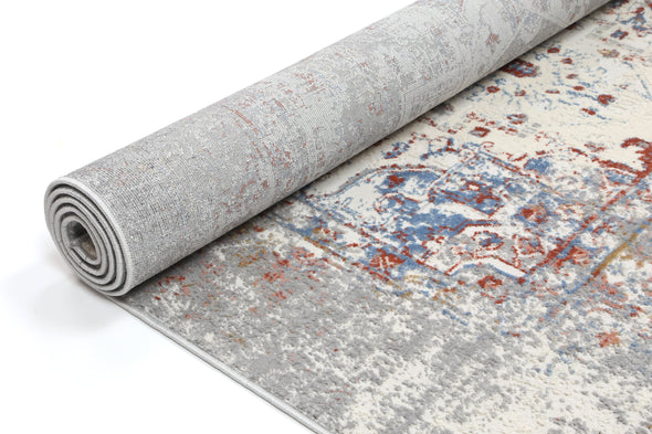 Amelia Grey Multi Contemporary Rug