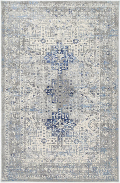 Amelia Navy Blue Oriental Rug