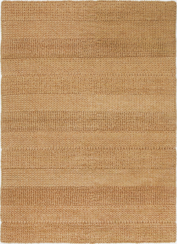 Zayna Grace Contemporary Copper Wool Rug