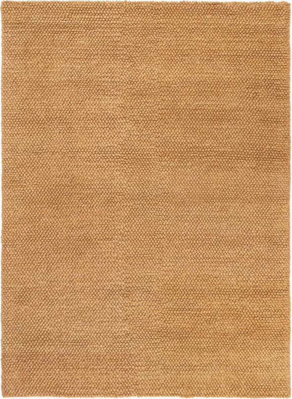 Zayna Loopy Contemporary Copper Wool Rug