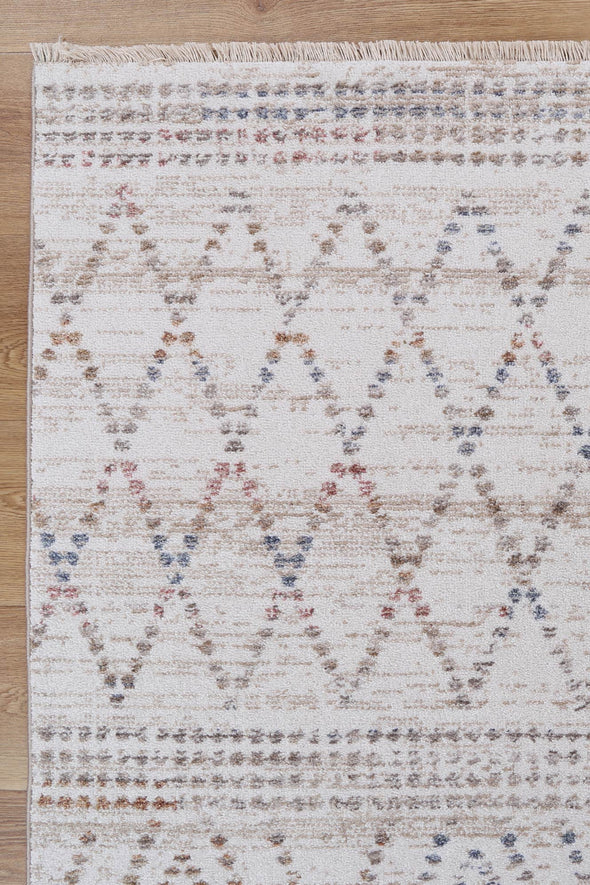 Timur Tabriz Geometric Beige Rug