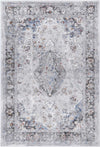 Almada ash and multicoloured Florwers transitional Rug