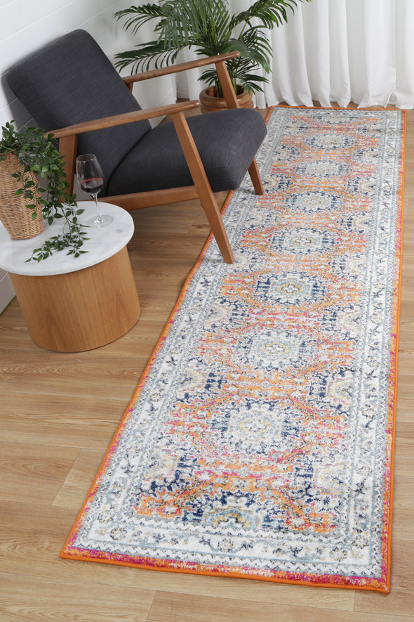 Provence Pagnol Traditional Rust & Multi Rug