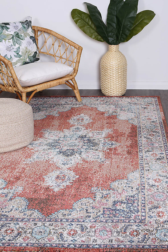 Neptune Brentwood Transitional Rust Rug