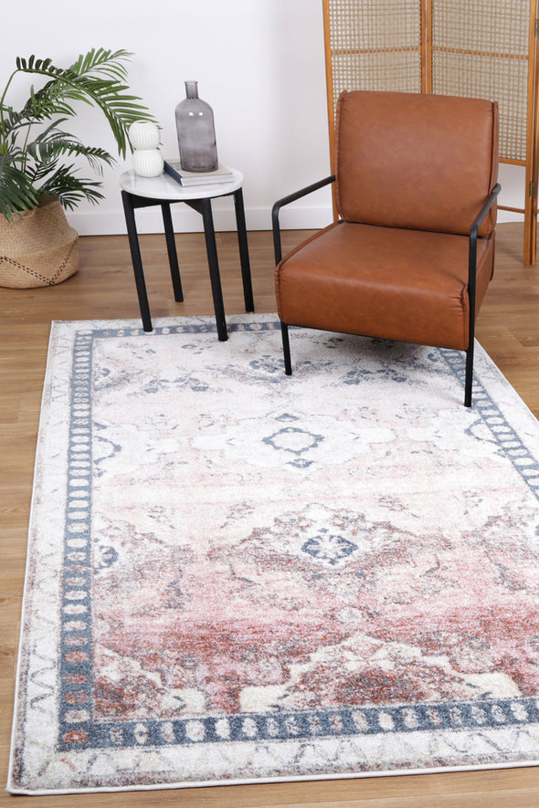 Carlyle Vintage Distressed Terracotta Vintage Rug