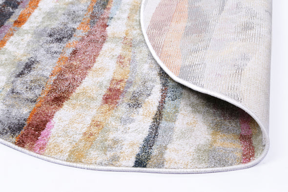Carlyle Horizon Abstract Multi Round Rug