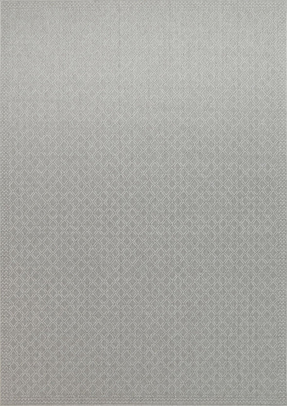 Sydney Diamond Geometric Light Grey Indoor / Outdoor Rug