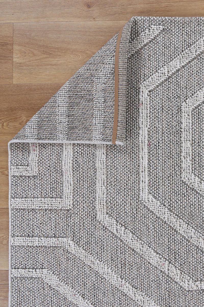 Shop Vanuatu Suri Ash Geometric Flatweave Rug Online – Rugs Direct ...