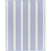 Miami Cornflower Stripe Indoor Outdoor Rug