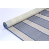 Miami Cornflower Stripe Indoor Outdoor Rug