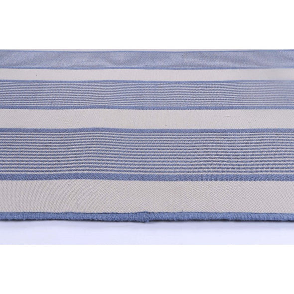 Miami Cornflower Stripe Indoor Outdoor Rug