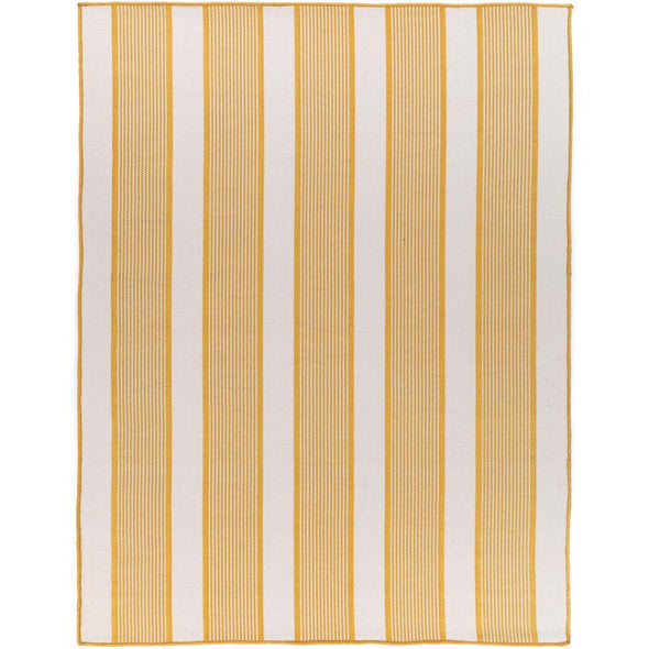 Miami Lemon Stripe Indoor Outdoor Rug